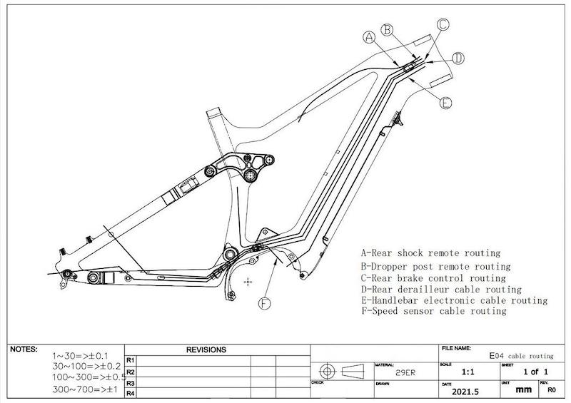 E-Bike-Rahmen-Kabelführung