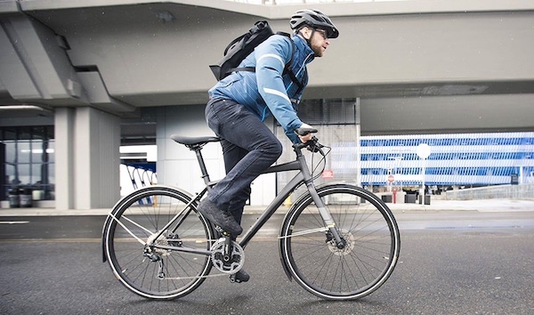 Hybrid-Fahrradrahmen aus vollgefedertem Carbon