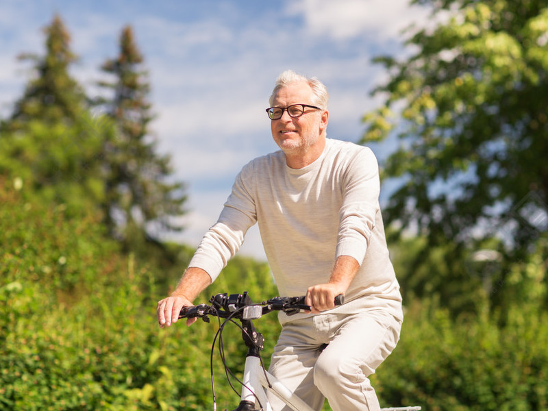 Radfahren verlangsamt die Alterung der Beine bei älteren Erwachsenen